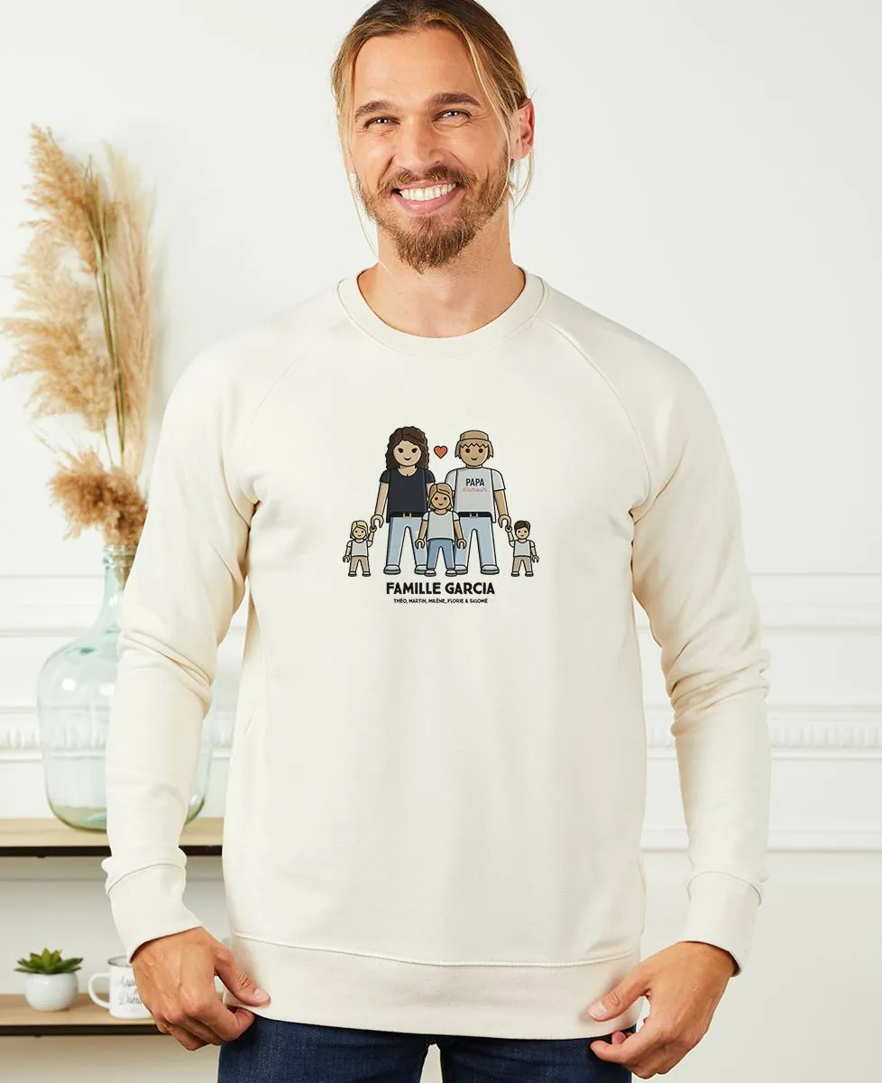 Sweatshirt homme Famille jouet personnalisé