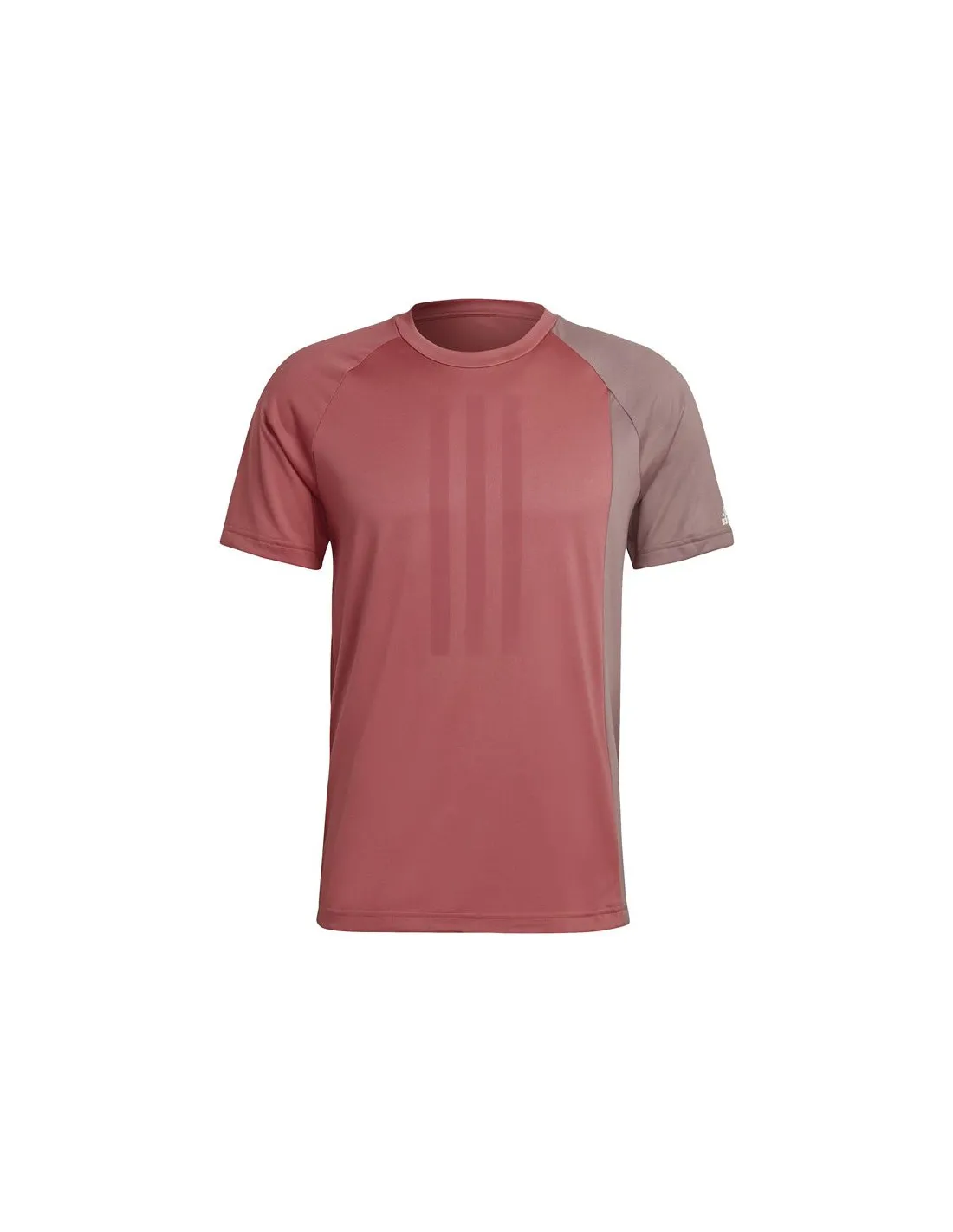 T-shirt Fitness adidas Colourblock Hommes Bleu