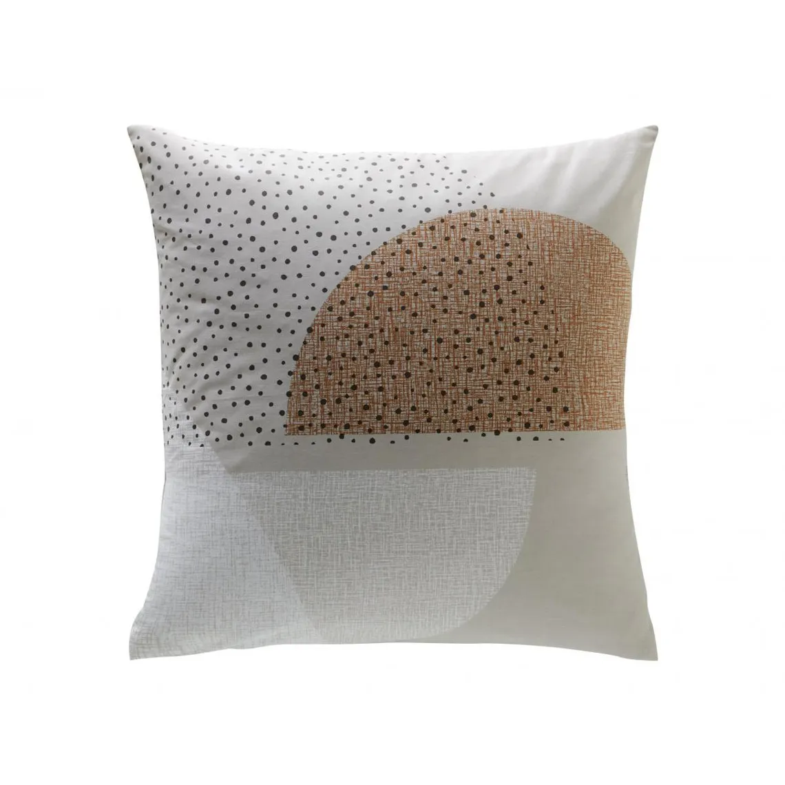 Taie d'oreiller 65x65 ORGANIC beige en coton | 3 Suisses