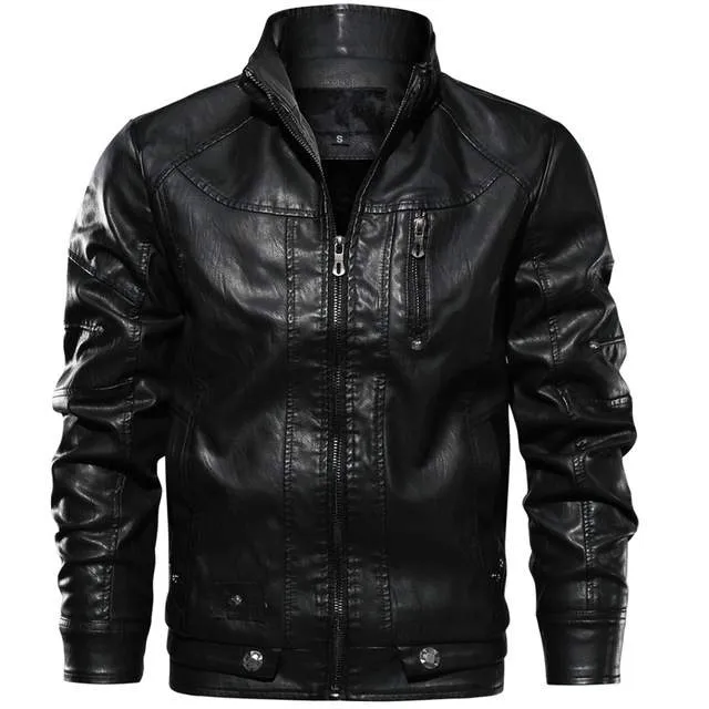 Veste en cuir homme mode - Look Homme